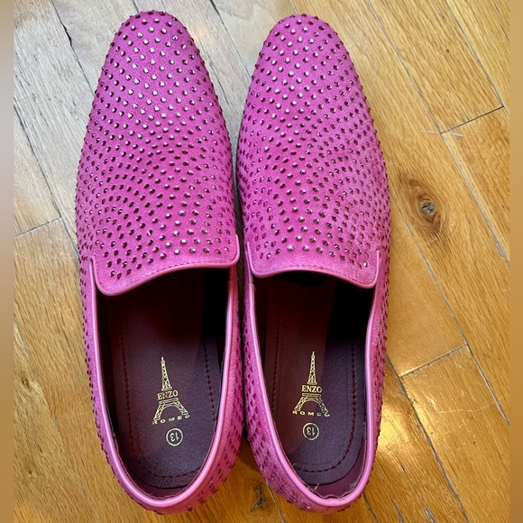 🆕 Men’s Enzo Romeo SPK26 Men's Velvet Rhinestone Dress Loafer, Size 13, … - Picture 11 of 13